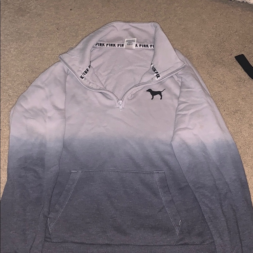 Pink Ombré Quarter Zip